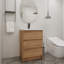 Ensemble de meuble-lavabo simple 24 po avec plateau en résine Bellmead
