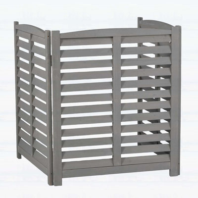 Paravent en bois pour plus d'intimité et de ventilation