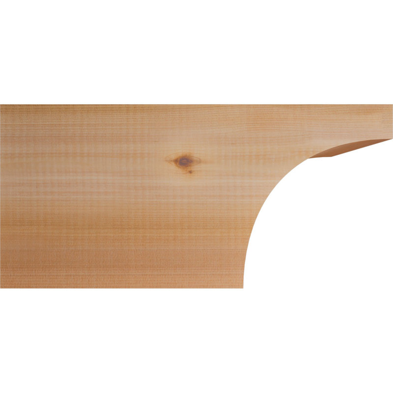 Huntington Smooth Rafter Tail, Western Red Cedar, 8"H x 5 1/2"W x 16"L