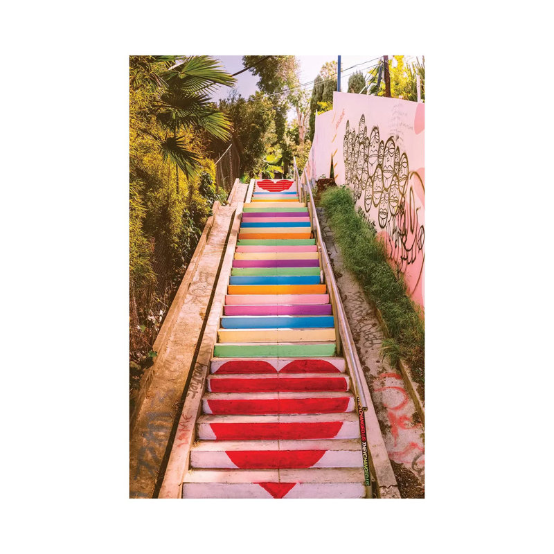 Micheltorena Stairs by Bethany Young - Wrapped Canvas Print, 66.04 cm H x 45.72 cm W x 1.91 cm D