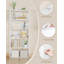 Bookcase, 6-Tier/7-Tier Bookshelf, Storage Shelving Unit, White Wooden Standing Shelf with Open Compartments, for Living Room, Home Office, Dinning Room, 24 × 60 × 181.4 cm, White -1044684191