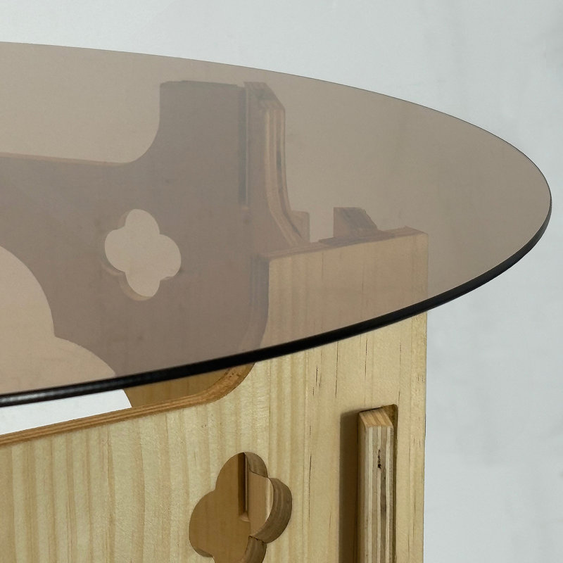 Table basse ronde