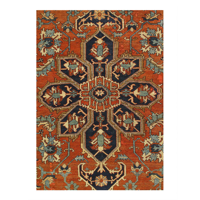 One-of-a-Kind Rectangle 10' X 13'2'' Hand Knotted Area Rug