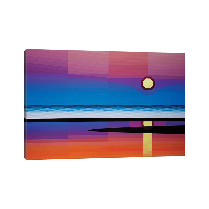 Beach Sunrise by Jun Youngjin - Wrapped Canvas Gallery-Wrapped Canvas Giclée, 66.04 cm H x 45.72 cm W x 1.91 cm D
