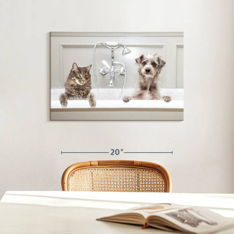 Bain de luxe pour animaux, H 16 po x l 24 po