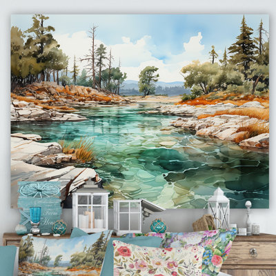 " Minimal Geyser In Island "