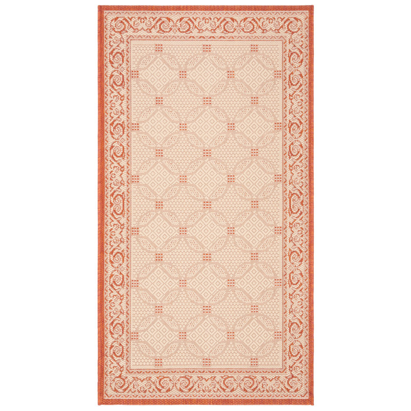 Tapis intérieur / extérieur Bordeaux Bordeaux, Rectangle 2 pi 7 po x 5 pi