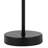 Sarriah Modern Stick Accent Table Lamp with Pull Chain and White Fabric Shade, Brushed Steel-403329833