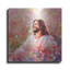 Art mural en métal «Le Christ parmi les fleurs» par Ivan Guaderrama-688175253