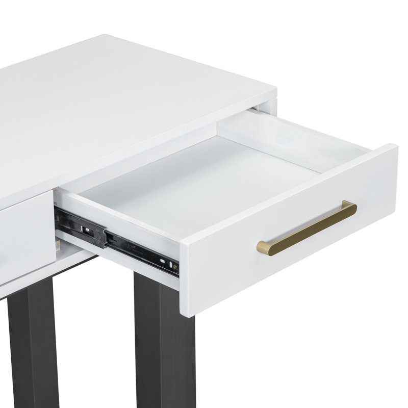 Console U_STYLE Elegant, Blanc / Gris