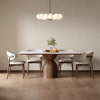 Creamy Style Rectangular Dining Table
