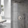 Pressure-Balanced Complete Shower System with 10-Inch Rain Shower Head, Handheld, Rough-in Valve