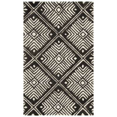 Oldroyd Handmade Tufted Wool Ivory Area Rug