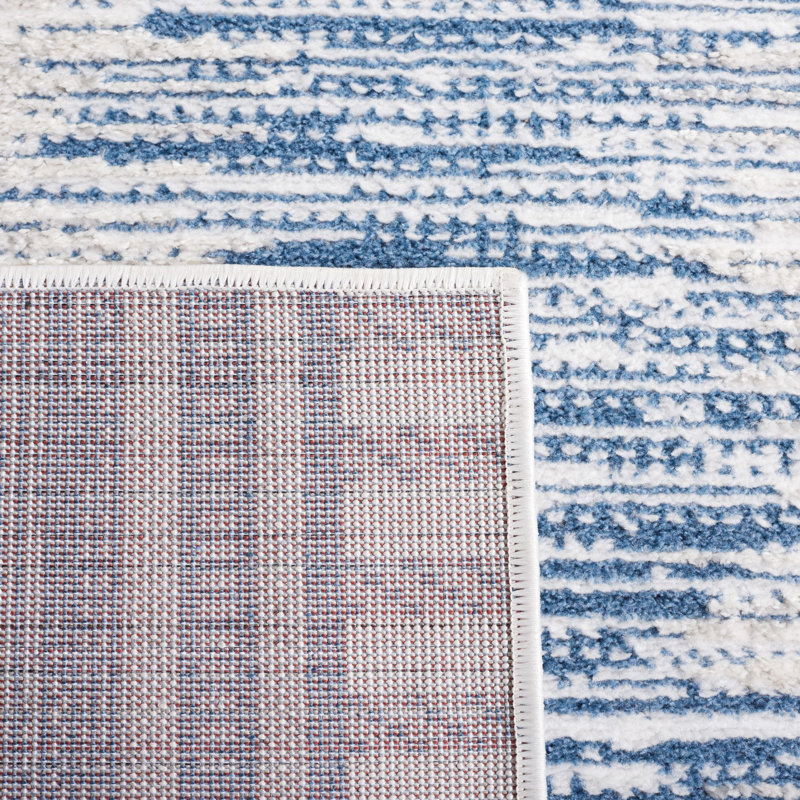Tapis abstrait Alamo Performance, Rectangle 5 pi 3 po x 7 pi 6 po