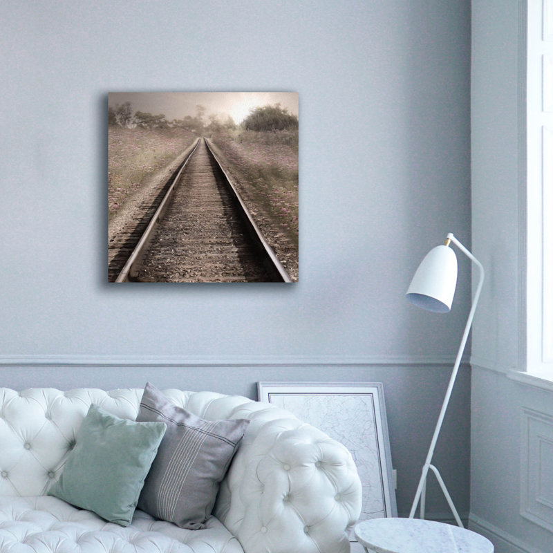 "The prochain arrêt" par Lori Deiter, art mural sur toile, H 37 po x l 37 po