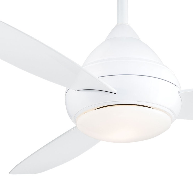 Minka Aire Concept III Wet Ceiling Fan, White