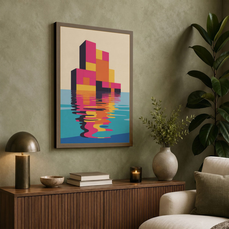 Print, 36x24 - 91.4 x 61.0 cm, Ochre Border