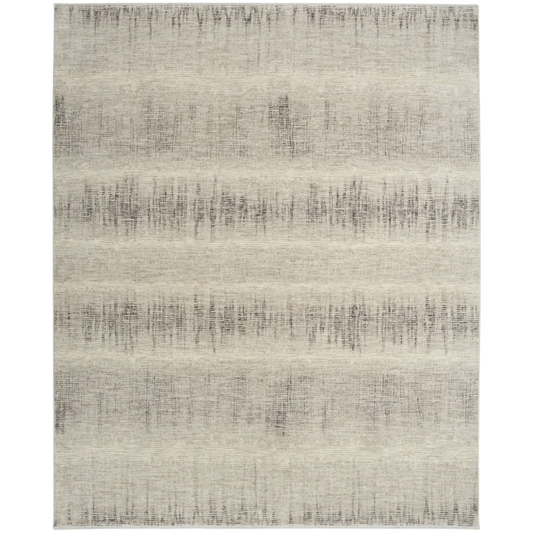 Calvin Klein CK079 Notes Ivory Charcoal Modern Indoor Rug