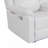 White Reclining Sofa featuring LED Lights