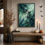 Aquarelle sur toile vert foncé-1350852739