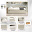 Lit de jour simple avec couchette Caitronia