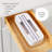 YouCopia® StoraRoll™ Wrap Dispenser, 2-in-1, Organizer for Foil and Wax Paper, Speckled White