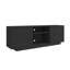 Modern Tv Stand For Tvs Up To 70 Inches, Black Media Console With Storage Cabinets And Cable Management-128843708