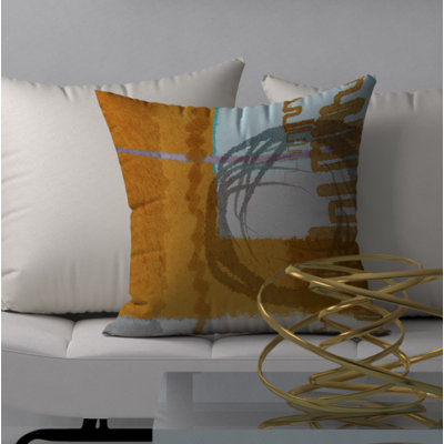 Abstract Throw Pillow