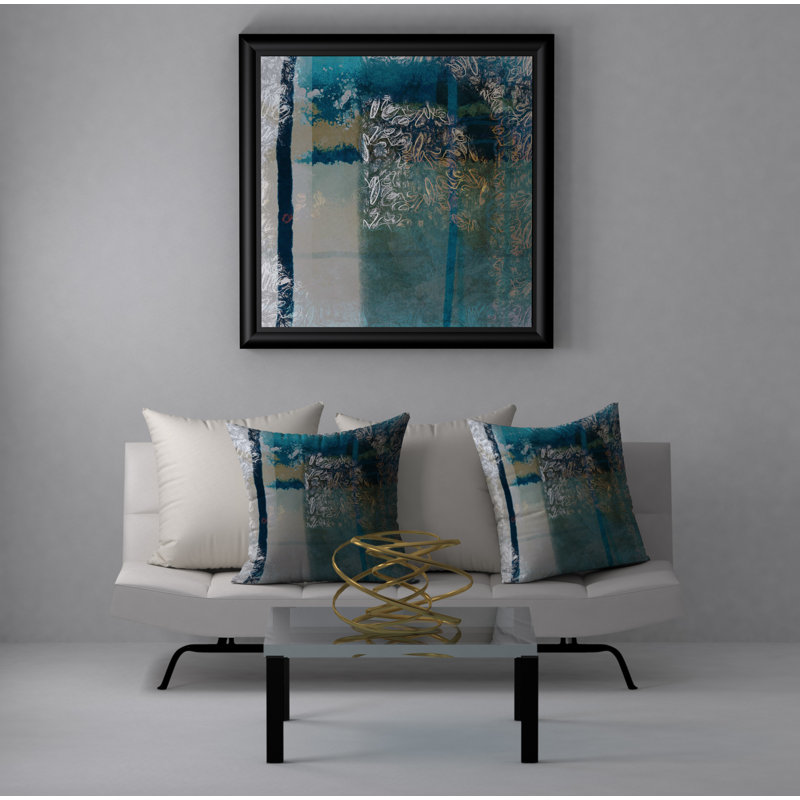 Housse de coussin décoratif carrée colorée Share, 20 po x 20 po