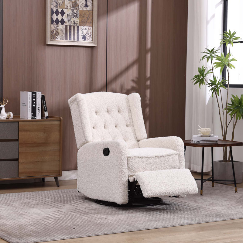 Fauteuil inclinable berçant, Ourson blanc
