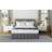 Queen size Upholstered Platform bed with a Hydraulic Storage System - Gray-1210477188