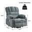 Fauteuil de massage électrique Power Lift pour personnes âgées avec chauffage, vibration, USB et inclinaison réglable