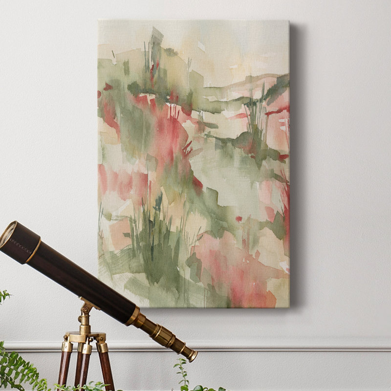 Rust Grasslands I - impression sur toile tendue, H 18 po x l 12 po x P 1 po