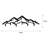 31.5" W Metal Wall Mounted Coat Rack