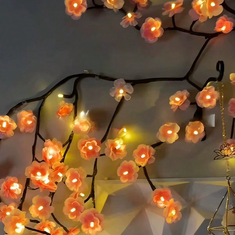 96 lumières de cerisier en fleurs
