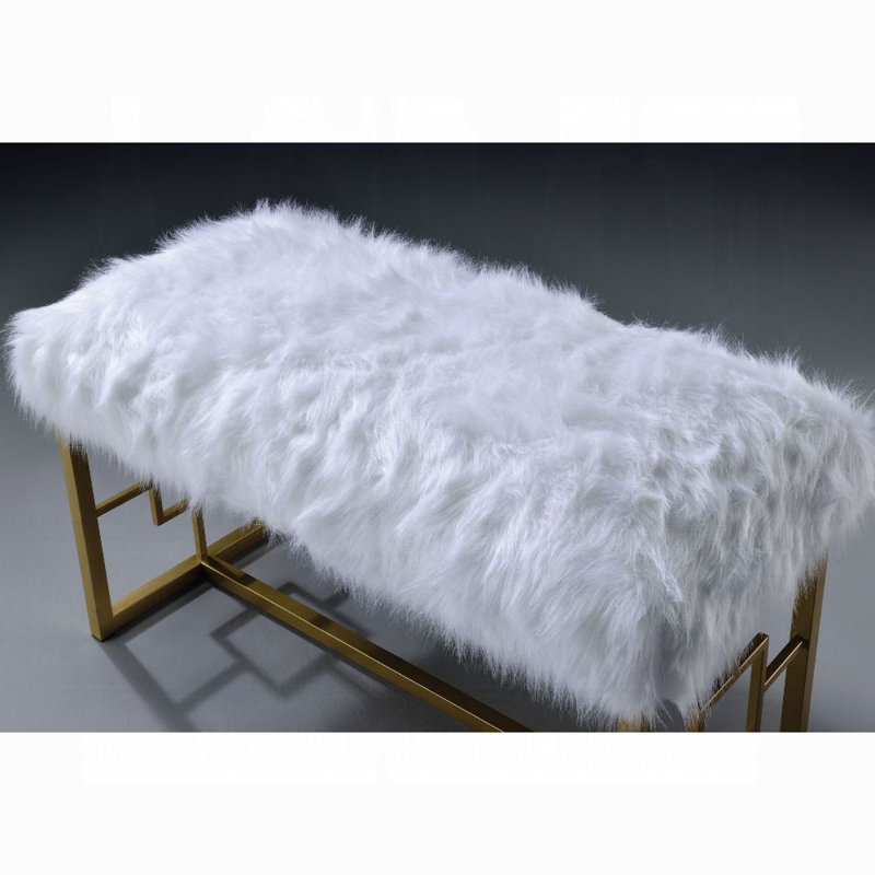 Banc en fausse fourrure Oyer Glam
