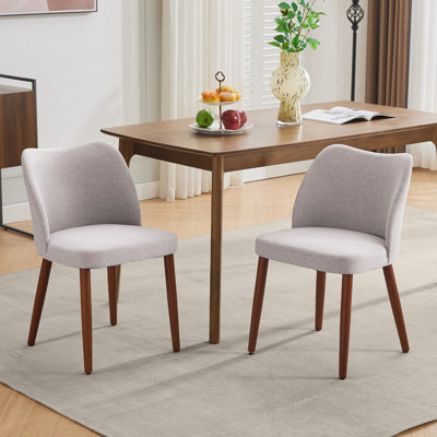 44cm H Solid Wood Stacking Side Chair