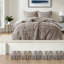 Ensembles de literie en fausse fourrure douillette simple simple TG gris moderne et confortable pour la maison