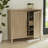 Honey 45'' Solid Wood Sideboard