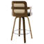 Tabouret de bar et tabouret de bar 26,77 po avec accoudoirs-684739678-684739670