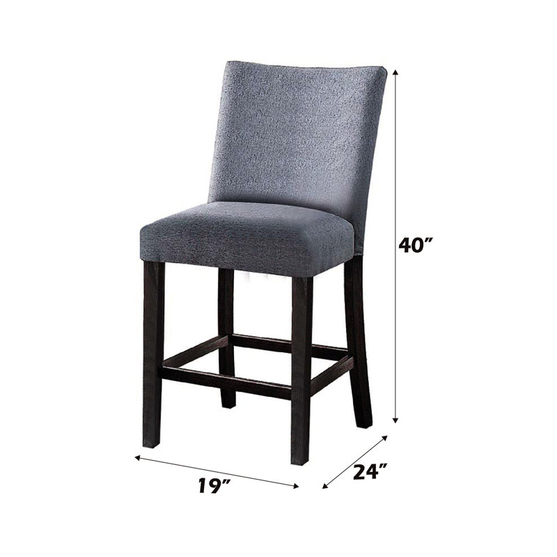 Yelena Fabric Counter Height Chair (Set Of 2)