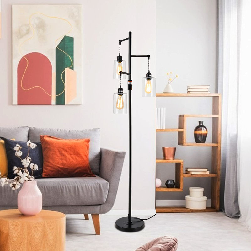 Powelton 64.21'' Tree Floor Lamp