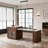 80-inch Expandable Kitchen Island with Dining Table