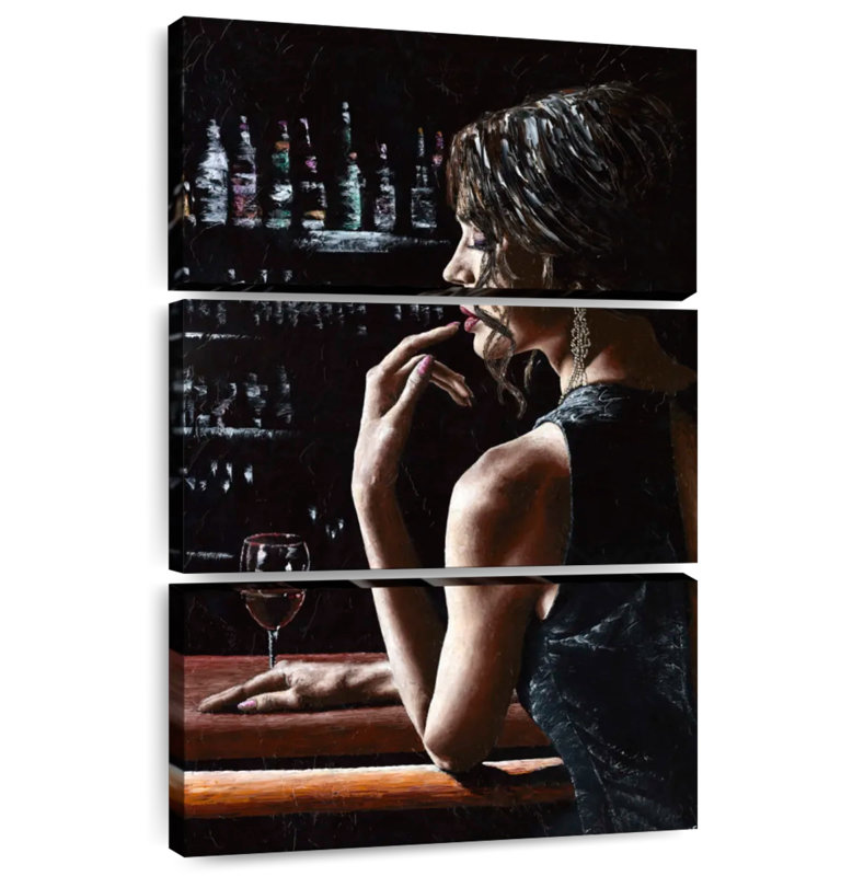 Leisha à l'heure de minuit, H 45 po x l 28 po