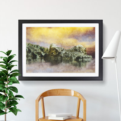 Crocodile - Picture Frame Painting