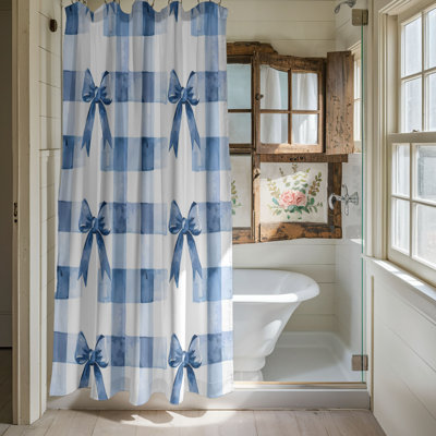 Bow Chic - Premium Shower Curtain