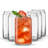 JoyJolt Can Tumbler Drinking Glass Cups, 17oz