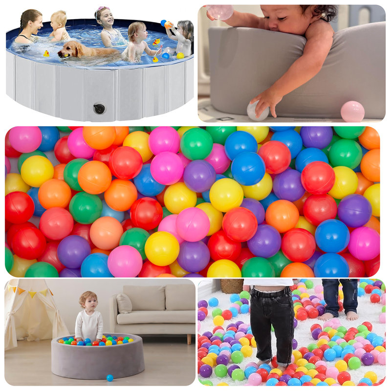 Ball Pit Balls for Kids, Rainbow