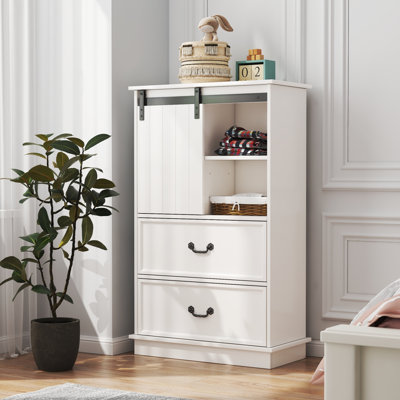 Commode haute, commode de style campagnard