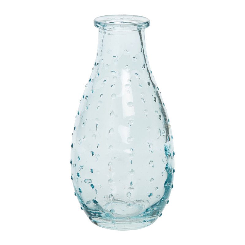  Vase en verre transparent 5,5 po